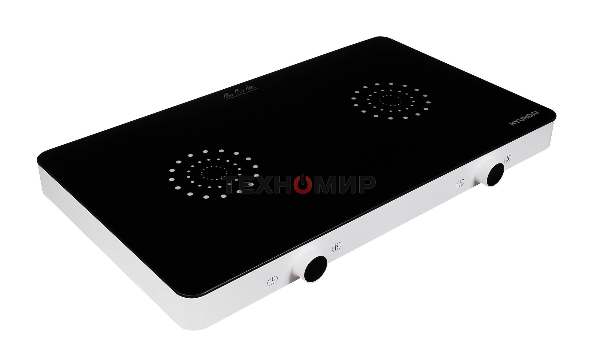 Плита настольная электрическая Hyundai HYC-0108 белый стеклокерамика (настольная)