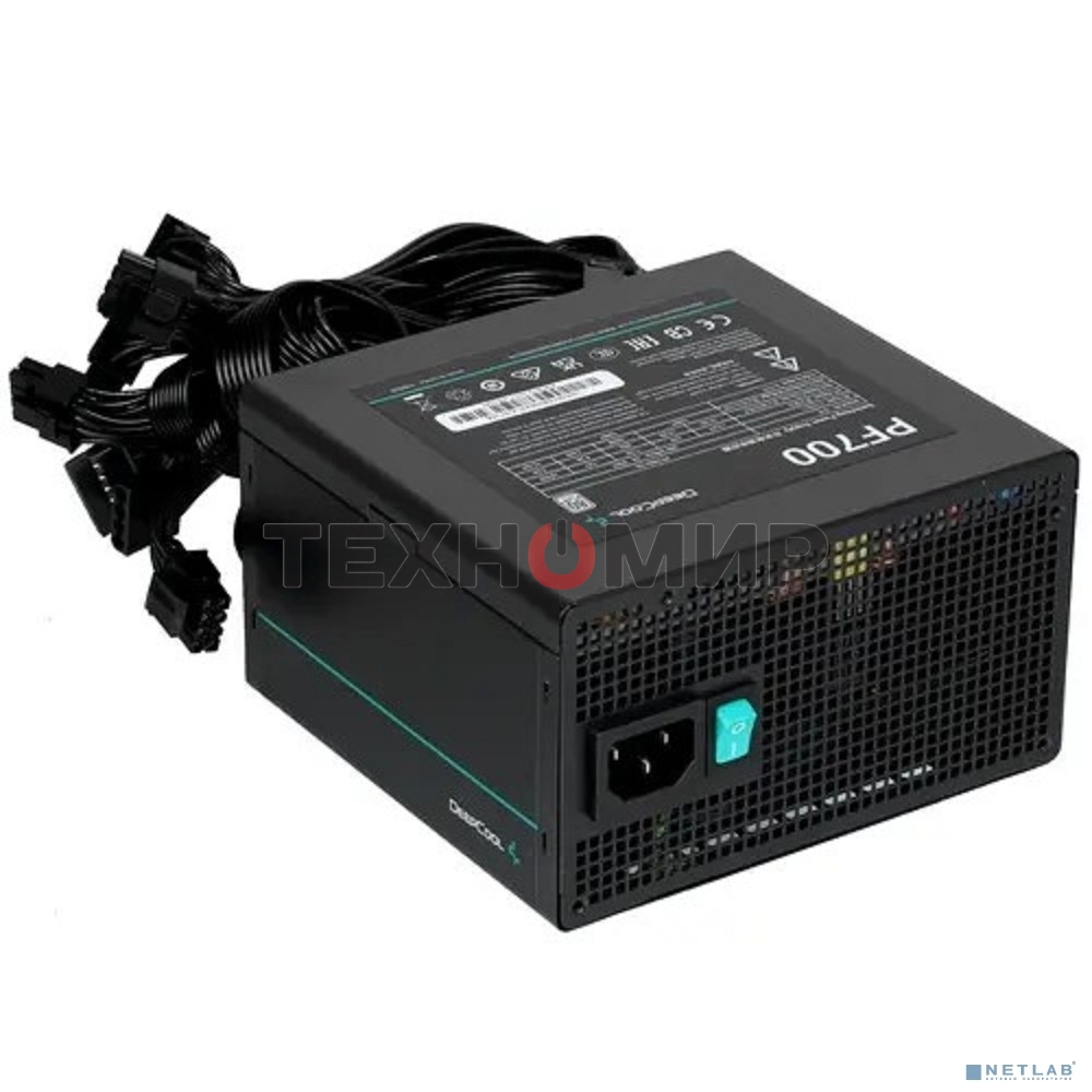 Блок питания Deepcool/GamerStorm PF700, 700Вт, 80 PLUS, 120мм, черный