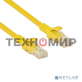 Патч-корд ExeGate UTP-RJ45-RJ45-5e-5M-YL, UTP, cat.5e, 5м, желтый