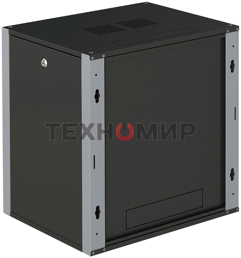 Шкаф коммутационный Sysmatrix (WP 6612.930) настенный 12U 600x600 мм пер. дв. перфор. 2 бок. пан. 60 кг серый 24 кг IP20