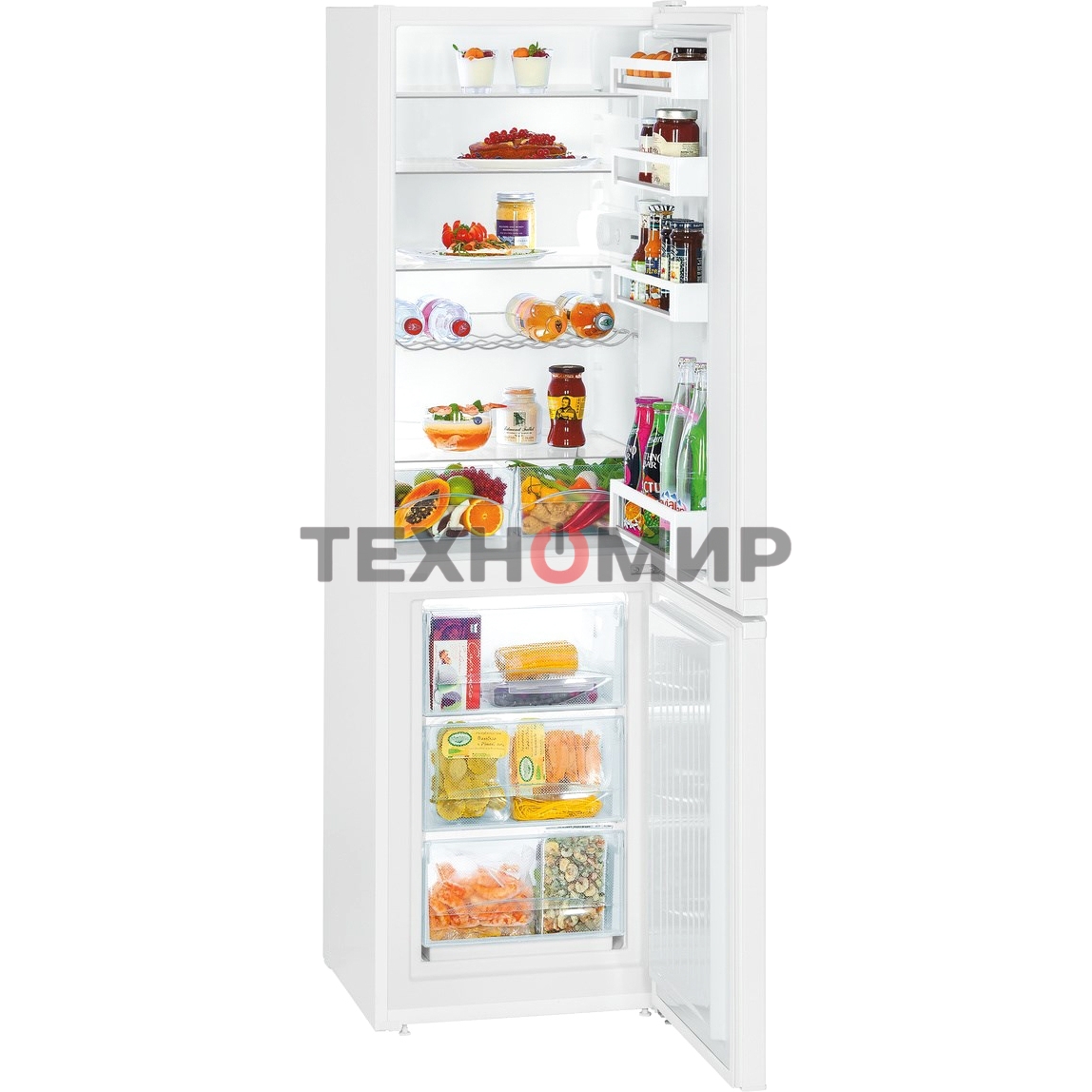 Холодильник Liebherr CUE 3331-26 001 белый двухкамерный 212/84л морозилка снизу