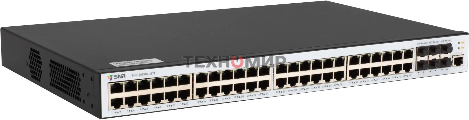 Коммутатор SNR SNR-S5310G-48TX, 1 Гбит/с, количество портов 48 шт, (L2)