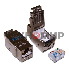 Модуль LANMASTER TWT-OK45STP/6-WH информ. KeystoneRJ45 Cat.6 UTP белый (упак.:1шт)