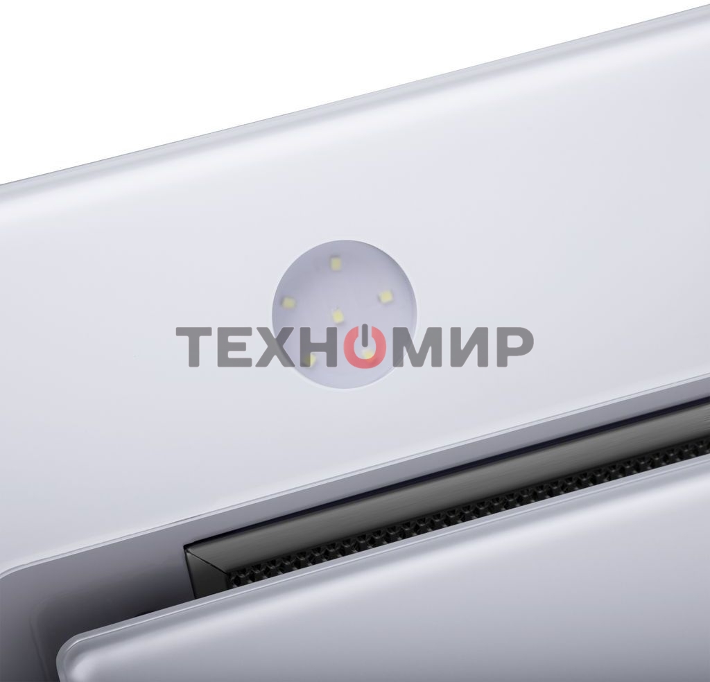 Вытяжка встраиваемая Maunfeld TRAPEZE 601GG белый, 60 см, 1150 куб. м/ч, 54 дБ