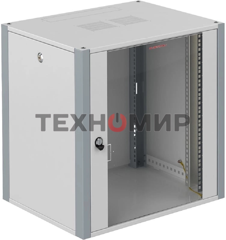 Шкаф коммутационный Sysmatrix (WP 6315.710) настенный 15U 600x350мм пер.дв.стекл 2 бок.пан. 60кг серый IP20