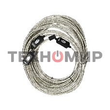 Кабель-адаптер VCOM VUS7049-25M USB2.0-repeater, удлинительный активный Am-->Af 25м