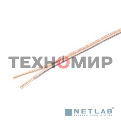 Акустический кабель Cablexpert CC-TC2x0,75-20M, прозрачный, 20 м, бухта