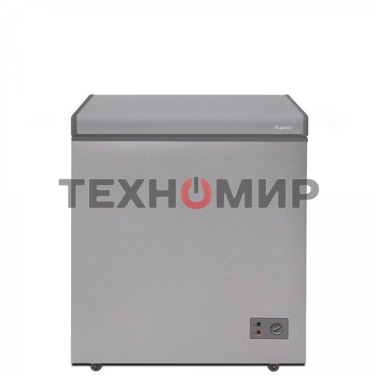 Морозильный ларь Бирюса Б-M155KX, металлик, 145л