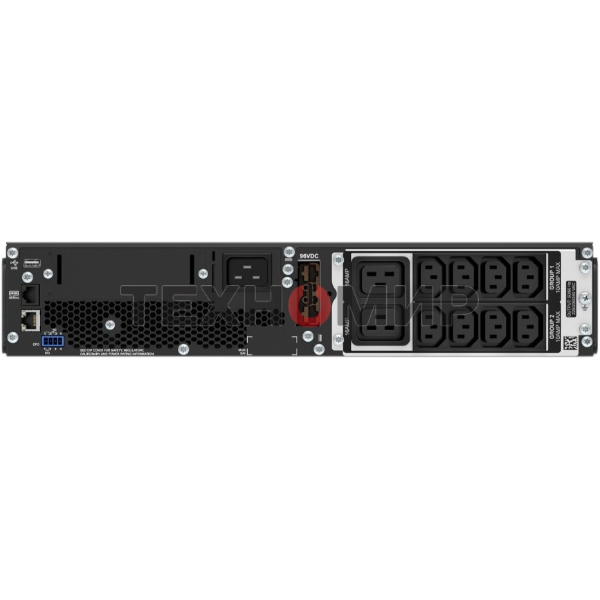 Источник бесперебойного питания APC Smart-UPS SRT SRT2200RMXLI 1980Вт 2200ВА черный