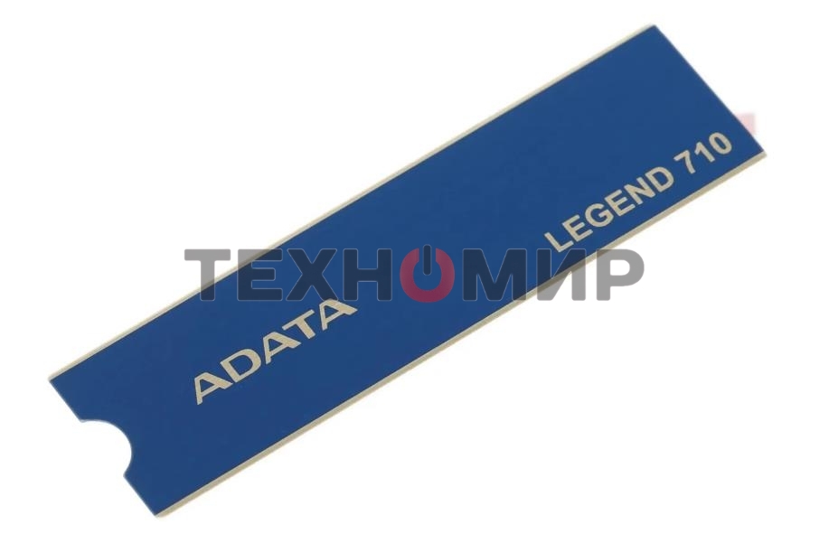 Накопитель SSD ADATA LEGEND 710, 2Tb, PCIe 3.0 x4, M.2 2280, NVMe, R/W 2400/1800, с радиатором