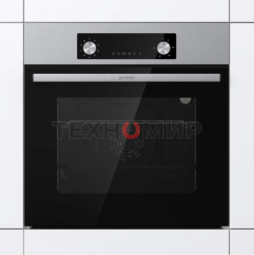 Духовой шкаф электрический Gorenje BO6737E02NX, черный