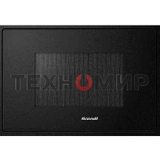 Встраиваемая микроволновая печь Brandt, 3 функции приготовления, 8 автоматических программ, гриль, размораживание, сенсорное управление, таймер, объем 25 л, защита от детей, черный