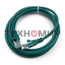 Патч-корд Buro UTP cat.5e 2м зеленый RJ-45 (m)-RJ-45 (m)