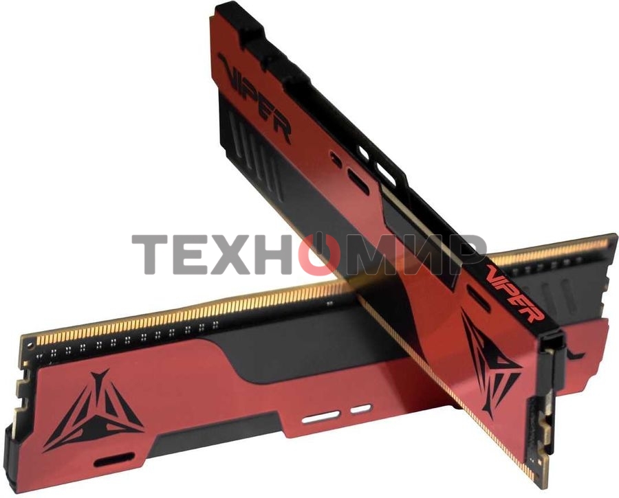 Оперативная память Patriot Viper Elite II, DDR4, 64GB (2x32 GB), 3600 MHz, CL20, DIMM, радиатор, красный/черный