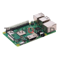 Мини ПК Raspberry Pi 3 Model B+ (RA433, E14 Version) Retail, 1Gb RAM, Cortex-A53 (ARMv8) 64-bit SoC @ 1.4GHz Broadcom BCM2837B0 CPU, WiFi, Bluetooth, 40-pin extended GPIO, 4x USB 2.0, HDMI, CSI camera port, DSI displ.port, MicroSD port (137-3331), (БП и к
