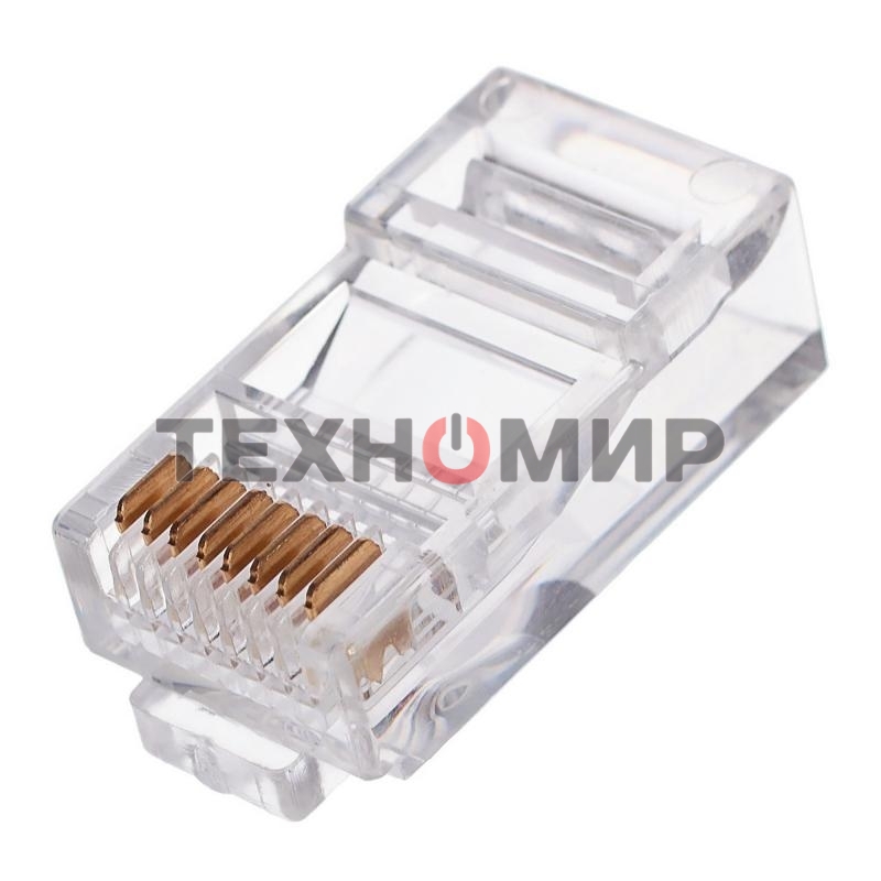Коннектор Gembird RJ45 8P8C (100 шт. в уп) без вставки