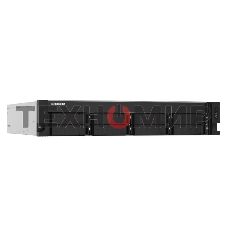 Сетевое хранилище без дисков SMB QNAP TS-832PXU-RP-4G 8-Bay 2U rackmount NAS, AL324 quad-core 1.7 GHz, 1x4Gb DDR4 RAM (max 1x16Gb), SATA 6Gb/s, 2x 10GbE SFP+ LAN, 2x 2.5 GbE LAN, 2xPSU. W/o RAIL-B02