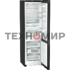 Холодильник Liebherr CNBDC 573I-22 001 черная нержавеющая сталь двухкамерный 266/94л морозилка снизу