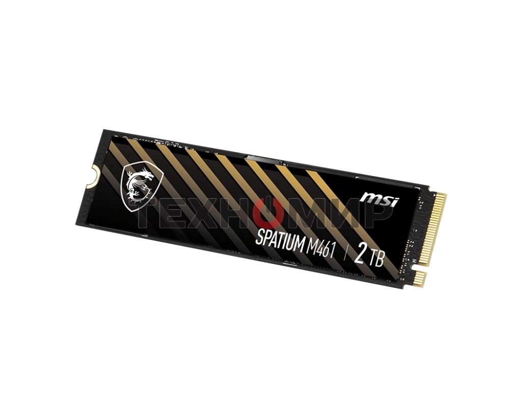Накопитель SSD MSI SPATIUM M461, 2TB, M.2 2280, PCIe 4.0 x4, NVMe, R/W 5000/4200