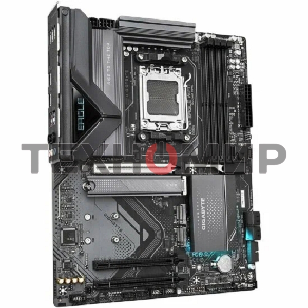 Материнская плата Gigabyte X870 EAGLE WIFI7, AM5, AMD X870, 4xDDR5, 4xSATA, 3xM.2, 1xPCI-E 5.0 x16, 2xPCI-E 3.0 x1, 1xHDMI, 1xUSB-C (DP), 1x 2.5Gb LAN, 4xUSB-A 2.0, 3xUSB-A 3.2 Gen 1, 1xUSB-A 3.2 Gen 2, 2xUSB-C 3.2 Gen 2 (USB4), 3x3.5 мм, 7.1, ATX