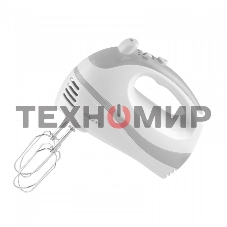 Миксер электрический Galaxy GL 2209, белый, ручной, 300 Вт, 5 скоростей + режим 