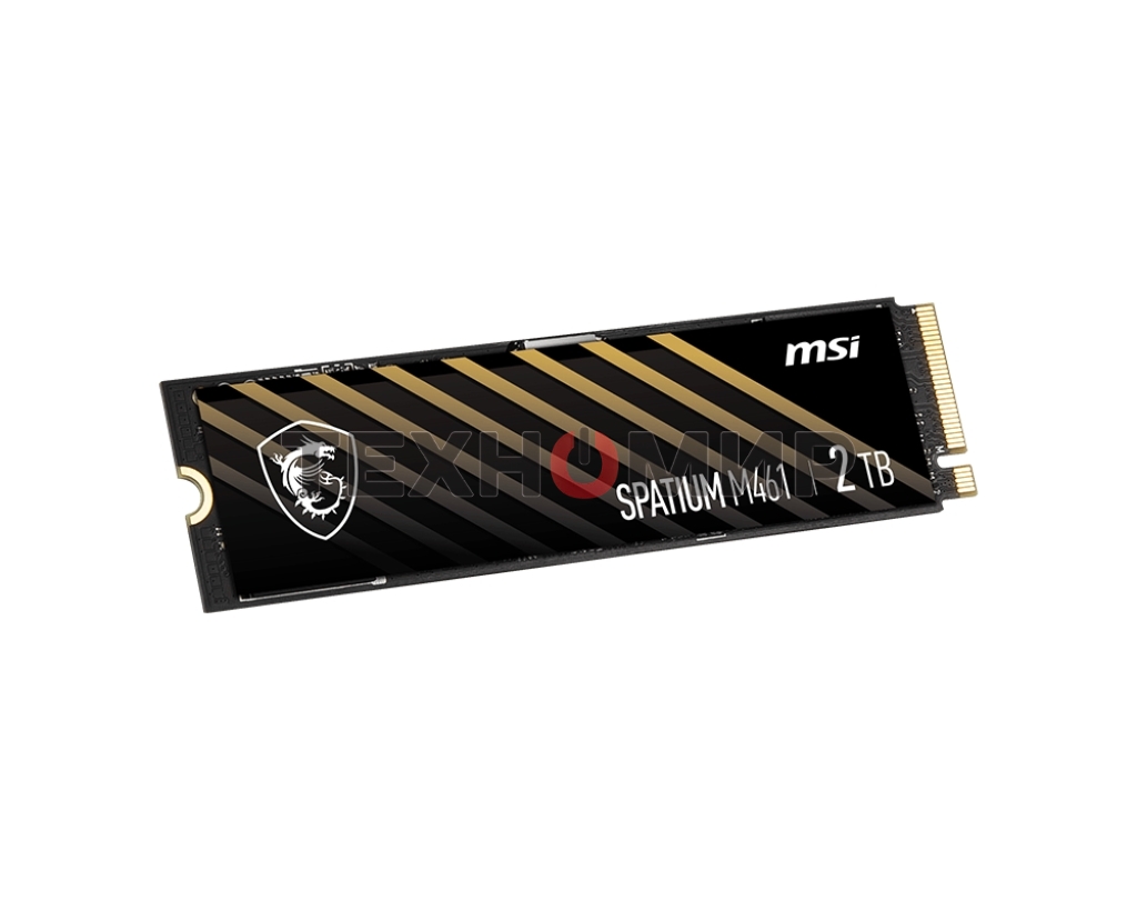 Накопитель SSD MSI SPATIUM M461, 2TB, M.2 2280, PCIe 4.0 x4, NVMe, R/W 5000/4200
