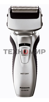 Электробритва сетчатая Panasonic ES-RW30S реж.эл.:2 питан.:аккум. серебристый