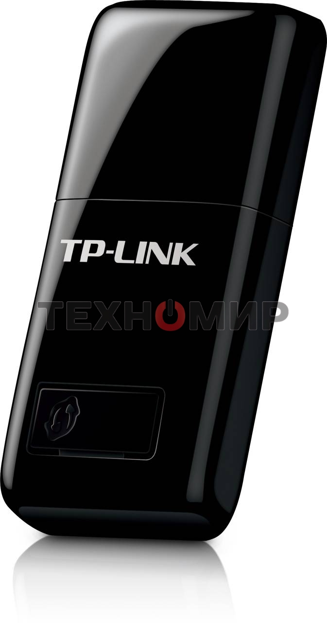 Сетевой адаптер TP-Link SOHO TL-WN823N Беспроводной USB мини адаптер 300 Мбит/с стандарта N c кнопкой QSS(Realtec)