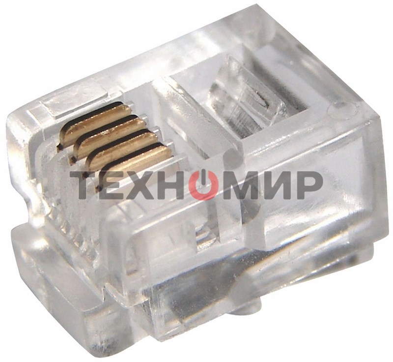 Телефонный разъем PROconnect RJ-14 (6P4C)