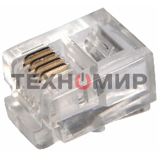 Телефонный разъем PROconnect RJ-14 (6P4C)