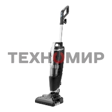 Пылесос вертикальный паровой Kitfort KT-575-1 черный, питание питание от сети, 1600 Вт, уборка влажная/паром/сухая, пылесборник 1.1 л