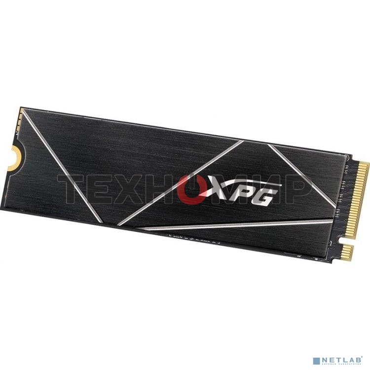 Накопитель SSD ADATA XPG BLADE S70, 1Tb, PCIe 4.0 x4, M.2 2280, NVMe, R/W 7400/5500, с радиатором