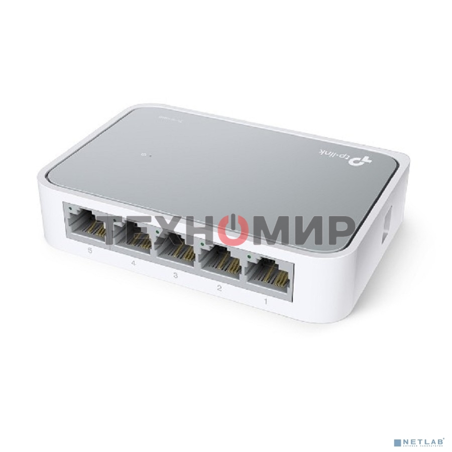 Коммутатор TP-Link SOHO TL-SF1005D Коммутатор 5-port 10/100M mini Desktop Switch, 5 10/100M RJ45 ports, Plastic case