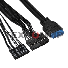 Компьютерный корпус Miditower ExeGate XP-330U EX272731RUSMiditowerXP-330U Black, ATX, (без БП), 2хUSB+2хUSB 3.0, Audio