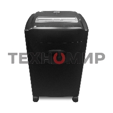 Шредер ГЕЛЕОС УМ42-4, DIN P-4 (4 ур-нь секр.), фрагмент 3,9х30мм, 18-21 лист (70г/м2), CD/пл.карты/скрепки/скобы, 42 л