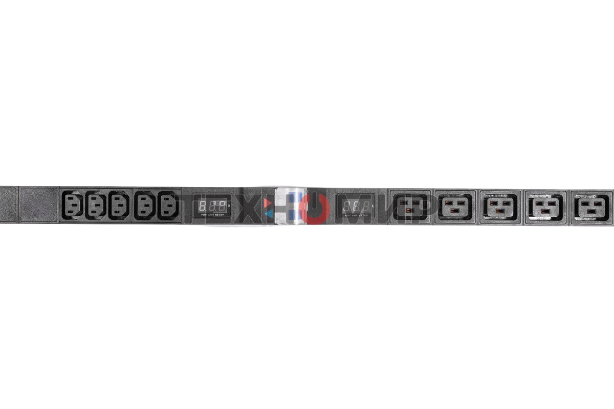 Блок силовых розеток Rem Rem-32, IEC 60320 С13 х 10, IEC 60320 С19 х 5, вход колодка, 19