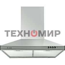 Вытяжка каминная Gefest ВО 10 К44 серебристый, 60 см, 300 куб. м/ч, 75 дБ