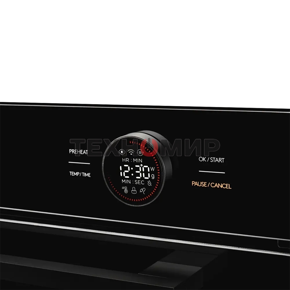 Встраиваемый духовой шкаф Kuppersberg HT 612 Black ШхВхГ: 59.5х59.6х56.5 см, 72 л, А+, гидролизная очистка, черный