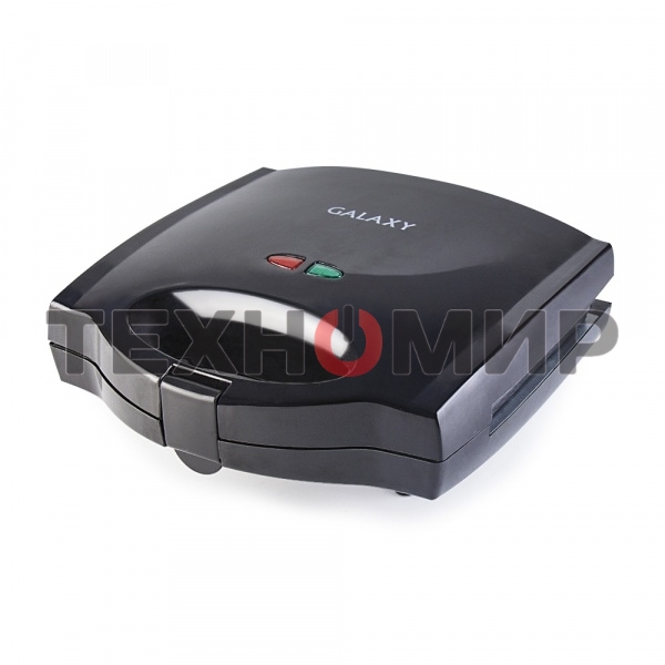 Сэндвич-тостер Galaxy Line GL 2959, черный, со съемными пластинами, 800 Вт