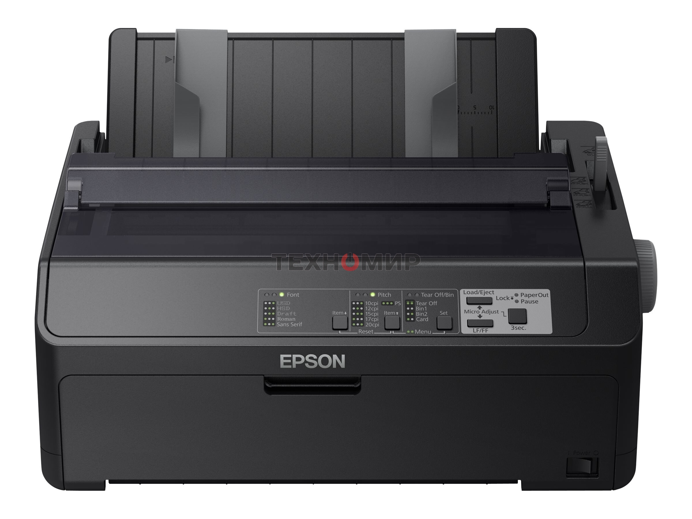 Принтер матричный Epson FX-890II (C11CF37401), A4, 9х2-игольный (80 колонок), высокоскоростной (735 cps), до 6 экземпляров одновременно (1 оригинал + 5 копий), ресурс ленты: 7,5 млн. символов, USB, LPT, для больших объемов печати