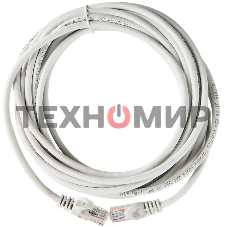 Коммутационный шнур (патч-корд), cat.5e UTP, LSZH, 10м, серый ITK