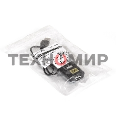 USB-концентратор ExeGate EX293976RUS DUB-42 (кабель-адаптер USB2.0 --> 4xUSB2.0, Plug&Play, черный)