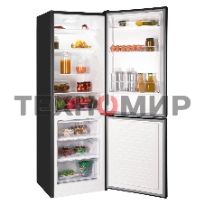 Холодильник Nordfrost NRB 132 B черный двухкамерный 205/100 л морозилка снизу, капельная система