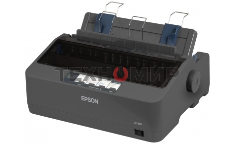 Принтер матричный Epson LX-350 (C11CC24031/C11CC24032), (А4, 357 cps (12 cpi), USB, LPT, COM)