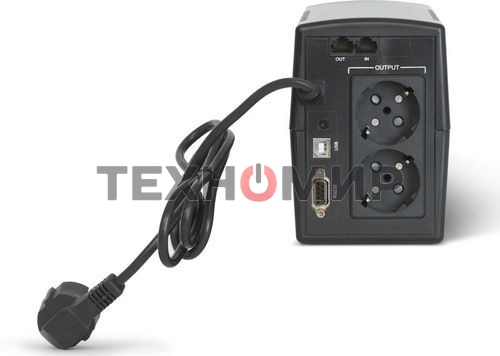 Источник бесперебойного питания Импульс Юниор Смарт 800 480Вт 800ВА черный