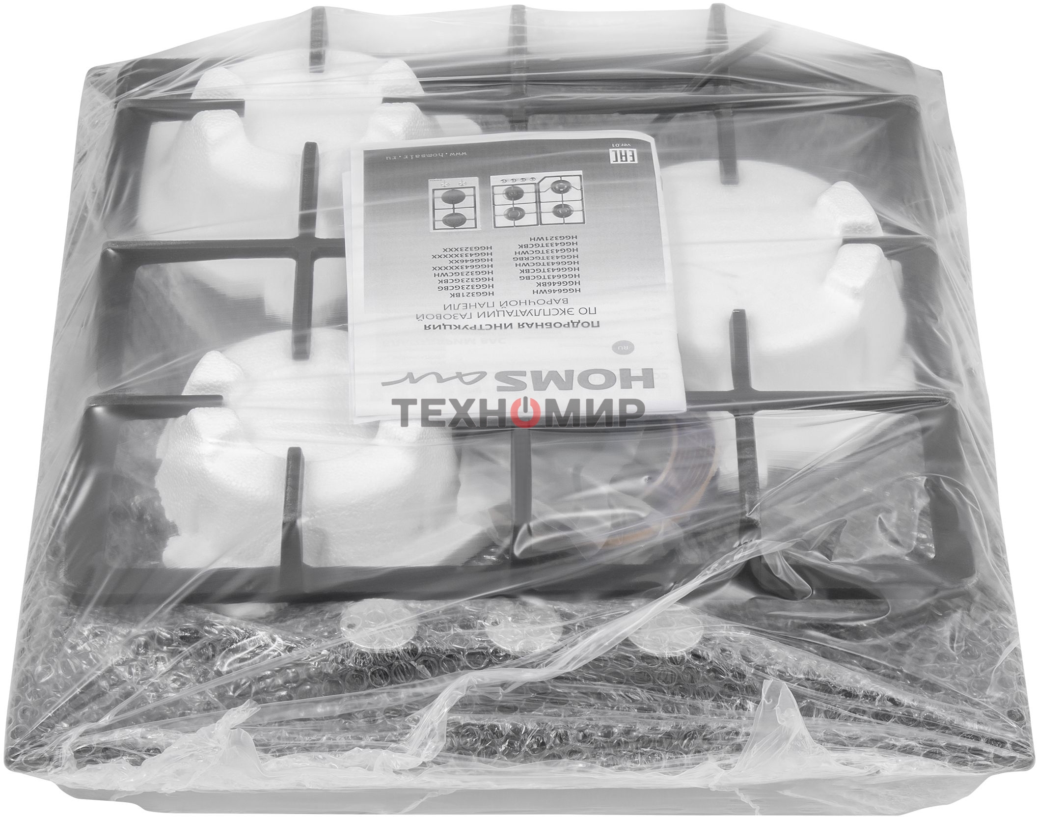 Газовая варочная панель HOMSair HGG433BK