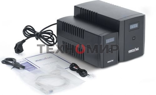 Источник бесперебойного питания Импульс Юниор Смарт 800 480Вт 800ВА черный