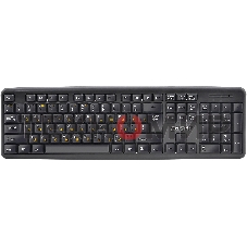Клавиатура проводная ExeGate Professional Standard LY-331L2 (USB, полноразмерная, влагозащищенная, 104кл., Enter большой, длина кабеля 2,2м, черная, Color Box)
