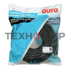 Кабель аудио-видео Buro HDMI (m)/HDMI (m) 20м. позолоченные контакты черный