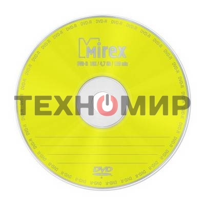Диск DVD-R Mirex 4.7 Gb, 16x, Slim Case (5), (5/200)